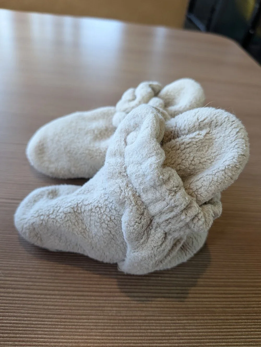 Zutano Organic Cotton Booties in Cream